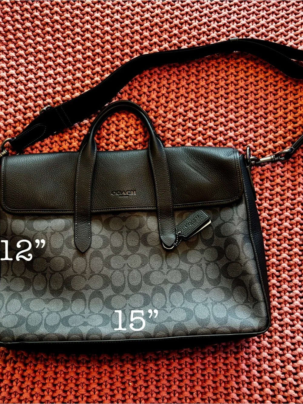 NWOT Coach Sullivan Portfolio Briefcase in Signature Canvas